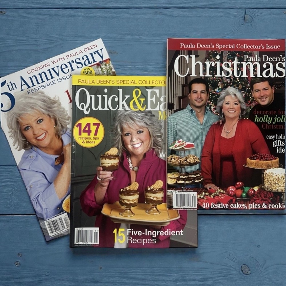 Cooking With Paula Deen COLLECTOR ISSUES Set x3 Back Issues 2006 2010 2011
